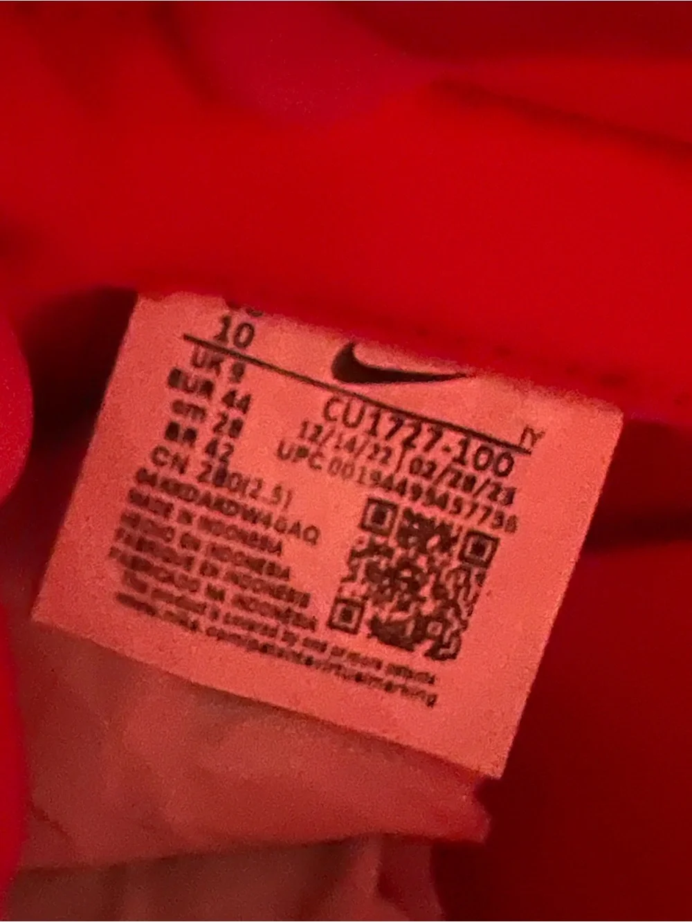 Nike Dunk Low St. John’s Men’s Size 10